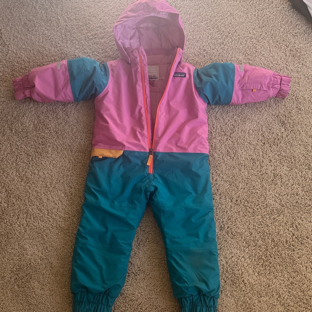 Patagonia Kids' Pink Snowsuit